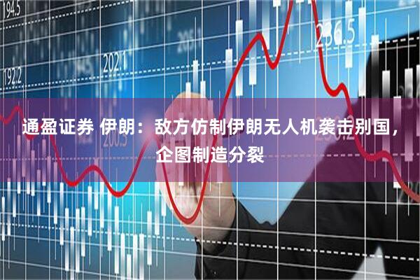 通盈证券 伊朗:敌方仿制伊朗无人机袭击别国,企图制造分裂
