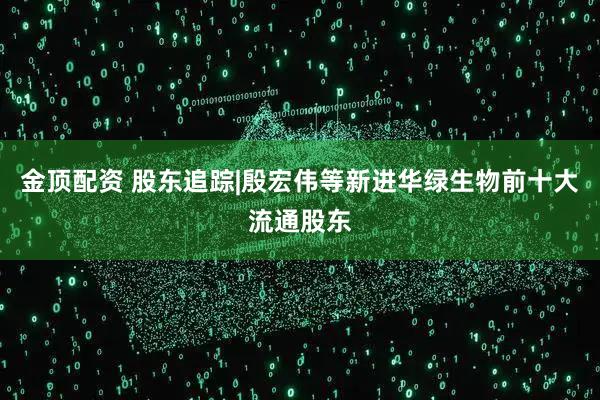 金顶配资 股东追踪|殷宏伟等新进华绿生物前十大流通股东