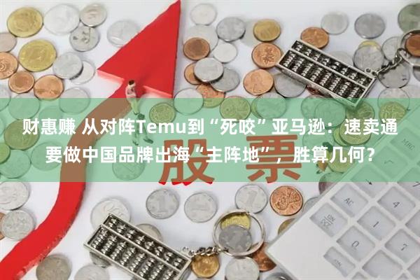 财惠赚 从对阵Temu到“死咬”亚马逊:速卖通要做中国品牌出海“主阵地”,胜算几何?